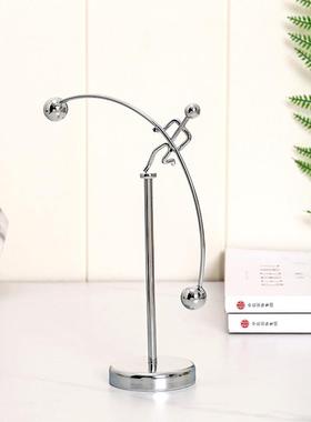 举重小铁人平衡球摇摆人 大号举重运动不倒摆件学生节日礼物定制