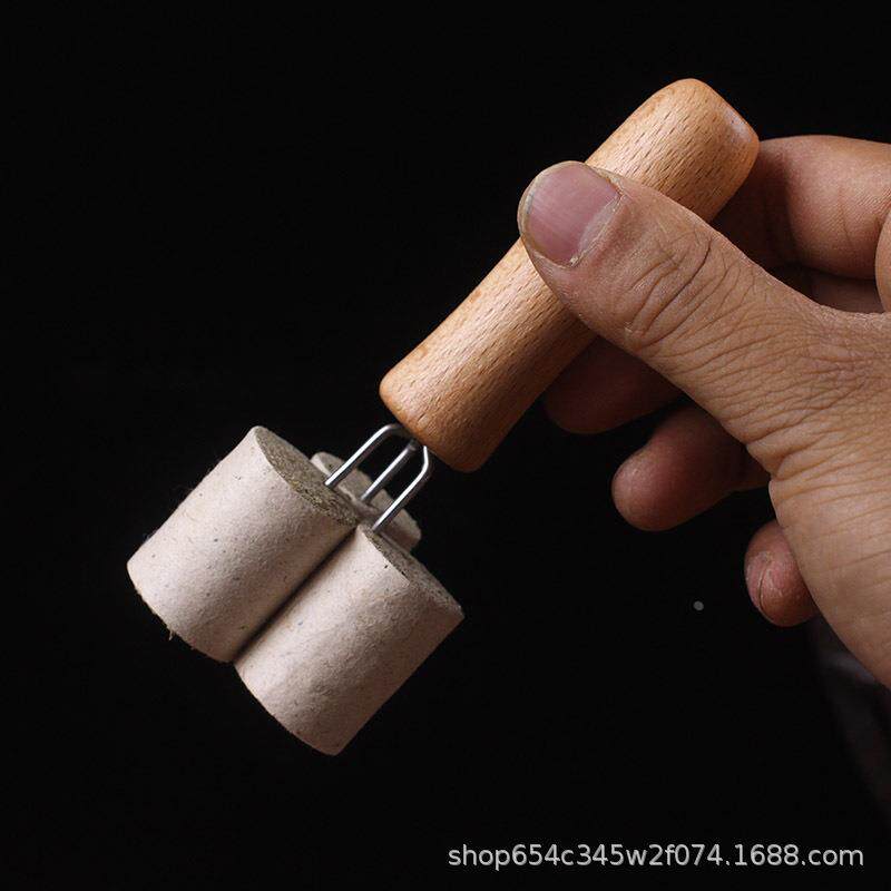 艾灸器具艾条器具艾针艾灸延长针延长器叉子刮灰器三叉锥子玉定制