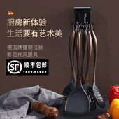 LGECO硅胶铲套装 家用耐高温硅胶锅铲不粘锅专用炒菜铲子汤勺厨具