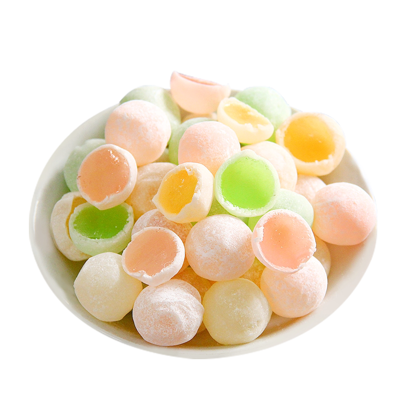脆皮鲜乳球软糖水果味多味混装结婚喜糖小零食年货糖果散装批发