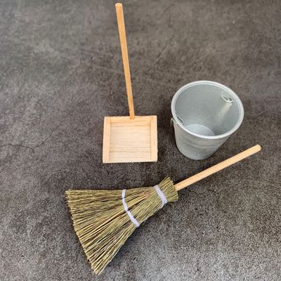 DIY玩具小摆件手编扫把垃圾铲