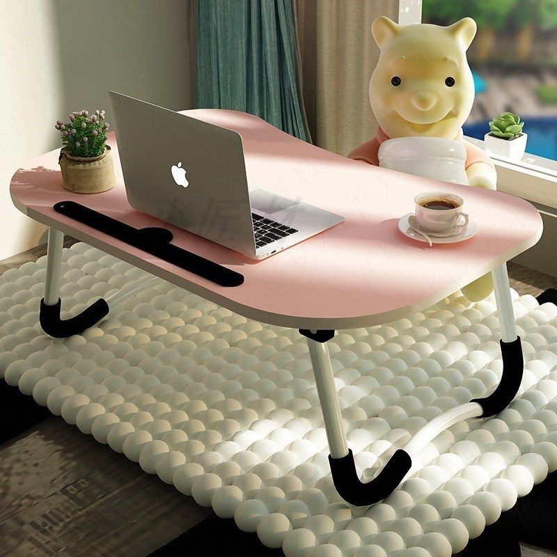 木桌子小可折叠床上用宿舍笔记本电脑做简约大学生床用多功能书桌