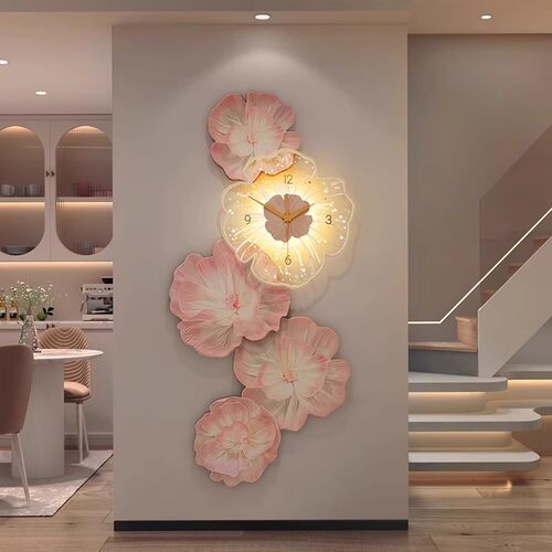 牡丹花电视背景墙装饰画入户