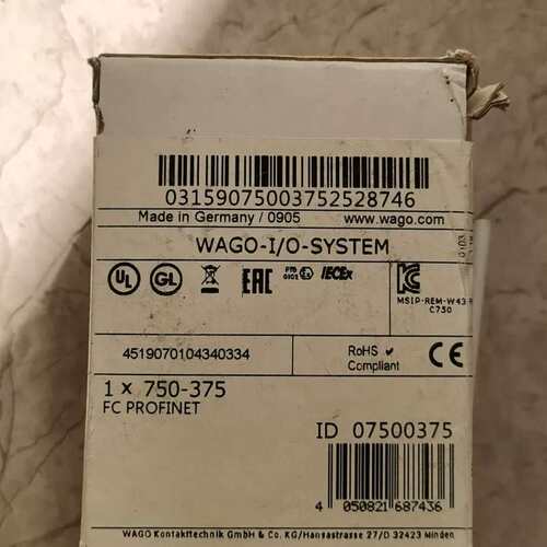 议价 德国WAGO万可模块750-375FC PROFINET接