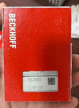 议价 EL2002未拆封24 V DC / 0.5