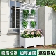 防腐木花箱户外种植箱庭院围栏栅栏花盆爬藤架阳台花架隔断木花槽