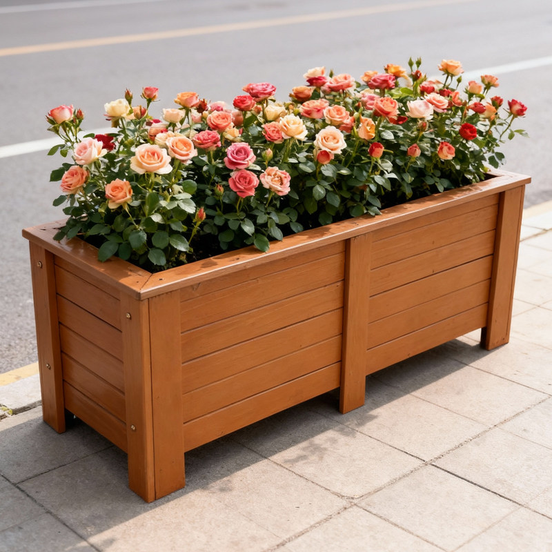 户外花箱防腐木种植箱庭院长方形木花槽大号花盆家用阳台种菜盆,鲜花速递/花卉仿真/绿植园艺,花盆,淘宝优惠券,粉丝福利购,淘宝优惠卷