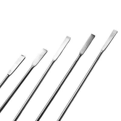 12Pcs 304 Stainless Steel Lab Spoon Spatula Laboratory