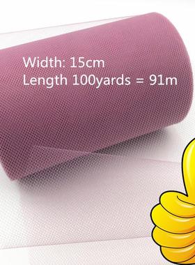 Tulle Roll Spool Fabrics 100 Yards 15cm Organza Roll Tulle F