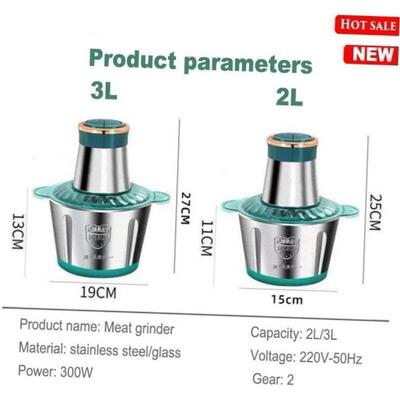 3L blender mixer foodprocessor meat grinder blender chooper1