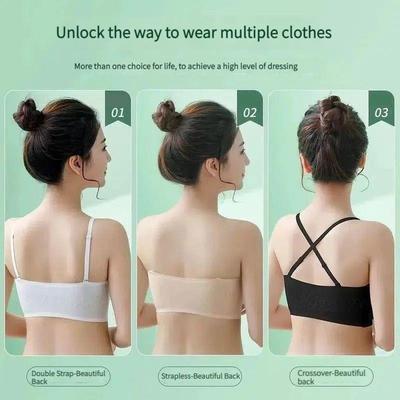 Summer Strapless Bra Underwear Seamlessly Push Up Brassiere