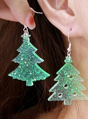 New DIY Christmas Earring Pendant Casting Silicone Mold Epox