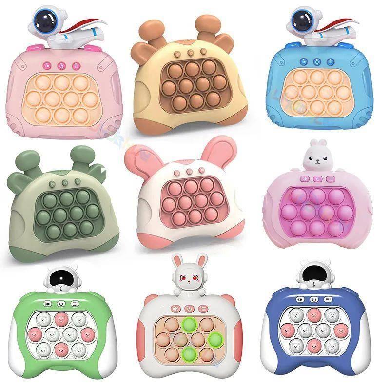 Upgraded Quick Push Game and Pop Light Fidget Toys for Kids