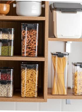 460~1800ml Stackable Storage Box Transparent Kitchen Contain