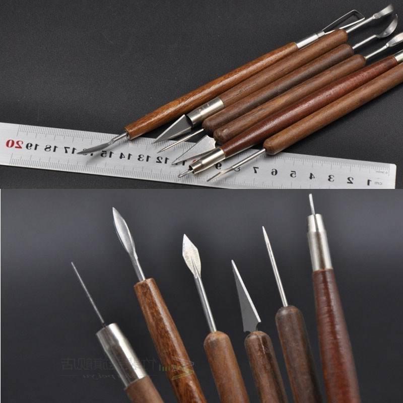 6Pcs New Clay Sculpting Set Wax Carving Pottery Tools Shaper