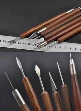 6Pcs New Clay Sculpting Set Wax Carving Pottery Tools Shaper