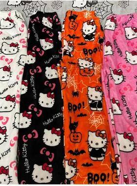 Cute Sanrio Cartoon Pajamas Anime Hello Kitty Pants Multico