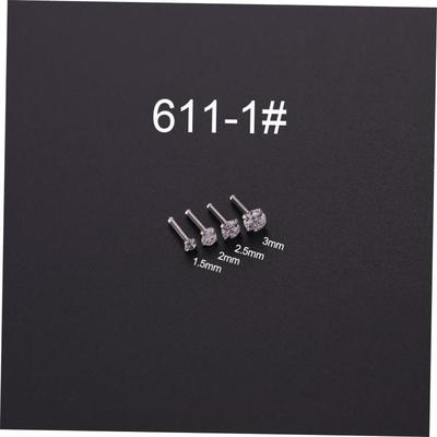 Nose piercing zircon nose nail nose ring puncture single