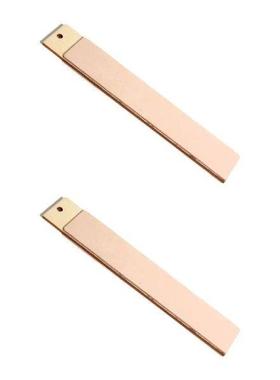 2x Leather Shaving Strop Buffing Board 2 Sided DIY Craft