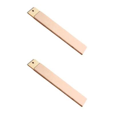 2x Leather Shaving Strop Buffing Board 2 Sided DIY Craft