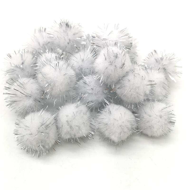 50pcs 15mm 25mm Colorful Pompoms for Dolls Garment Handmade
