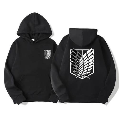 Attack on Titan Mens Hoodie Anime Hoodies Men Women Sreetwe