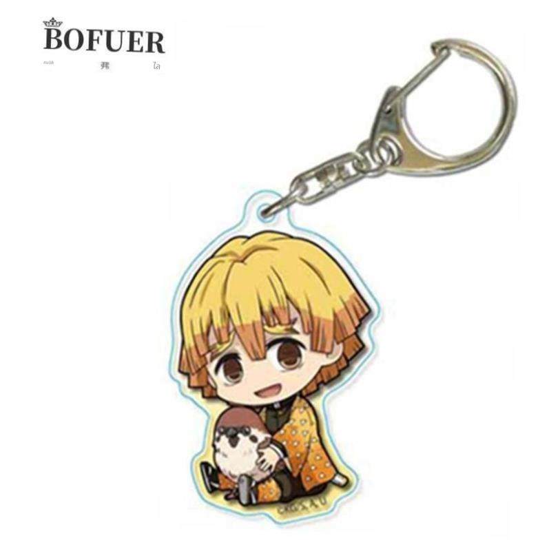 Hot Aanime Demon Slayer Acrylic Keychain Nezuko Cartoon Char
