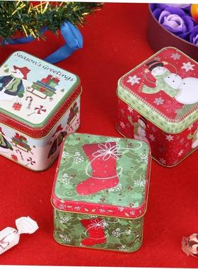 Christmas Gift Box Package Tin Box Wedding Party Candy