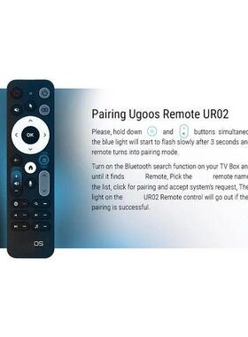 Replace UR02 BT Voice Remote Control Built-in Mic for UGOOS