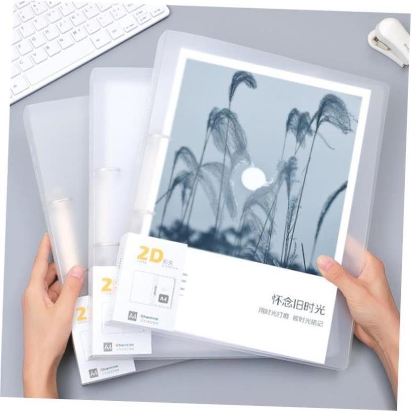 folder a4 2-d ring file 2holes loose leaf binder活页夹文件夹