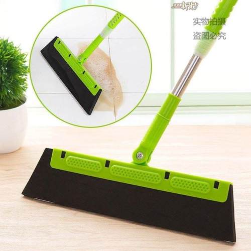dry-wet dual bathroom wiper cleaning sweep home bath