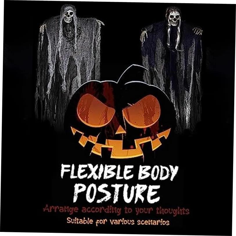 Halloween Hanging Skull Ghost Haunted House Decoration Horro