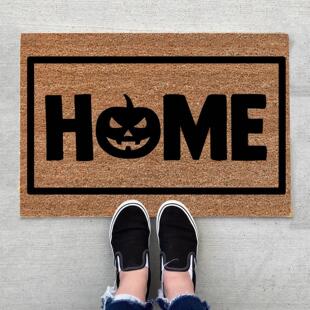 Cartoon Halloween Welcome Mat Print Doormat Anti Slip Floor