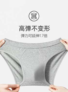 男士三角内裤纯棉抗菌透气