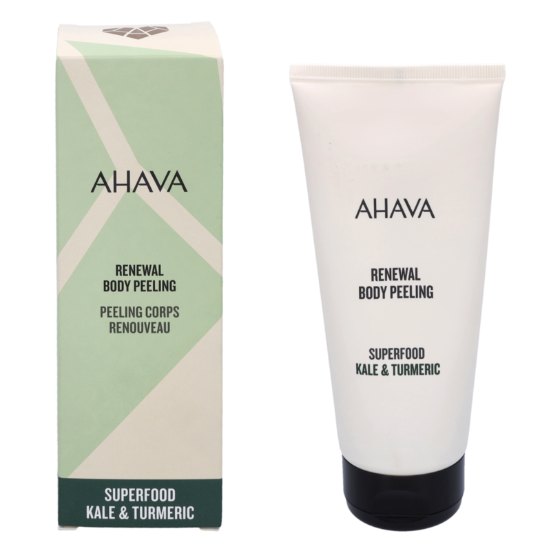 【荷兰直邮26】AHAVA 羽衣甘蓝&姜黄身体去角质膏 200ml