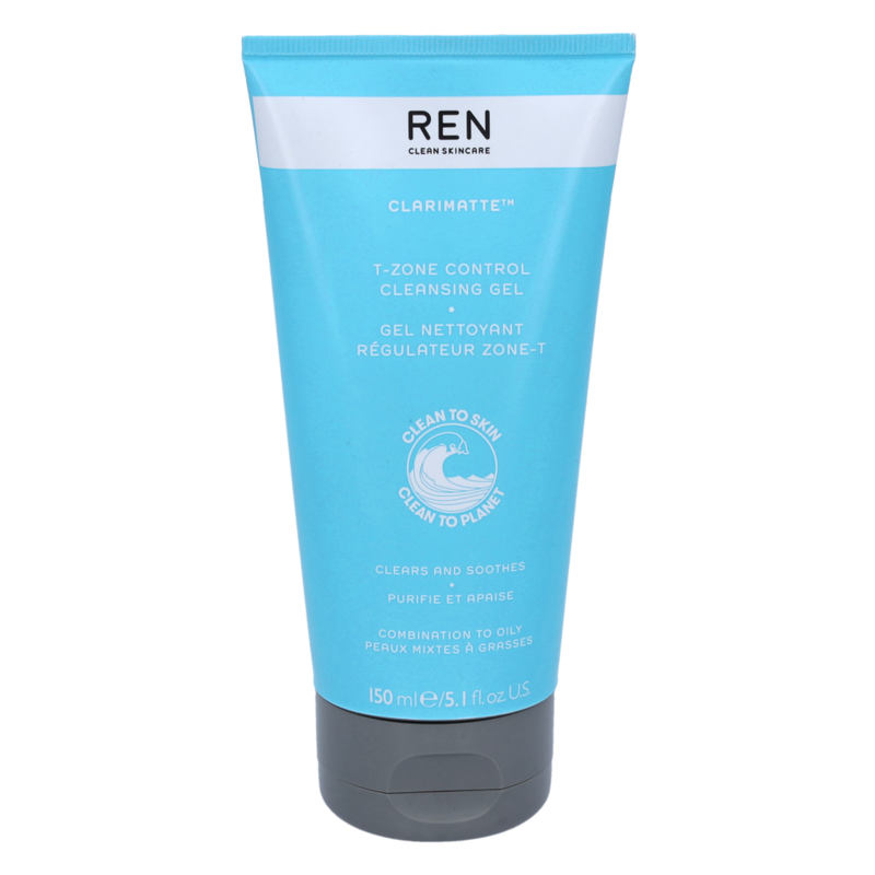 【荷兰直邮】REN Clean Skincare T区控油净肤洁面啫喱 150ml 适