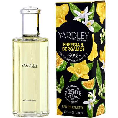 YARDLEY; FREESIA & BERGAMOT EDT SPRAY 4.2 OZ