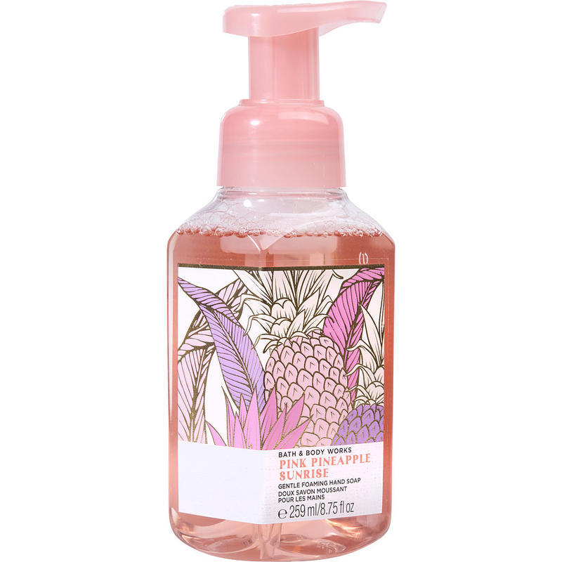 BATH & BODY WORKS; PINK PINEAPPLE SUNRISE FOAMING HAND SOA 洗护清洁剂/卫生巾/纸/香薰 香皂 原图主图