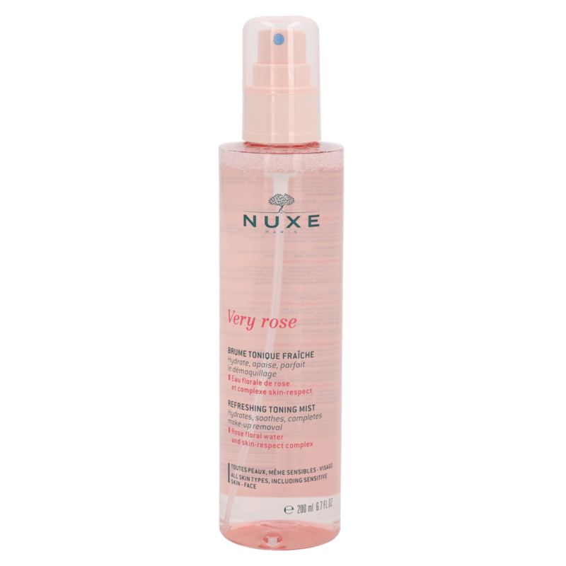 【荷兰直邮】NUXE 欧树 VERY ROSE 玫瑰花水卸妆爽肤二合一喷雾