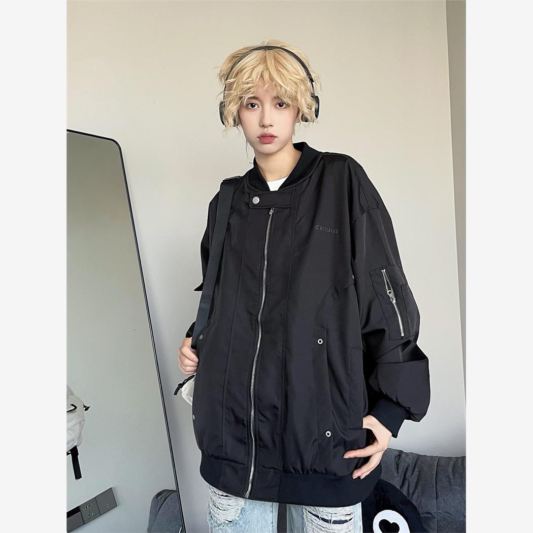 春秋款美式街头飞行服夹