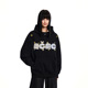 chock ACWY153 2025AW 套头长袖 字母连帽卫衣 黑
