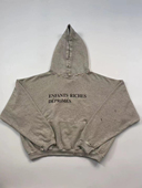 忧郁 Enfants 富二代 24ss 雪花灰标语帽衫 riches deprimes