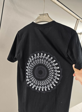 【现货】juki自主ch克罗foit骷髅印花短袖