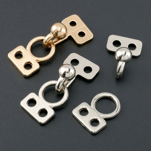 金属风纪扣暗扣隐形扣送针线