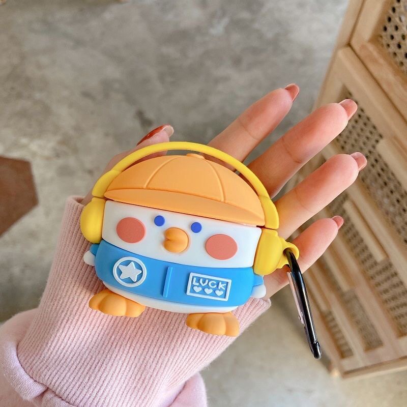 音乐鸭适用于小度PRO蓝牙耳机套主动降噪智能小度pro保护壳软卡通怎么看?