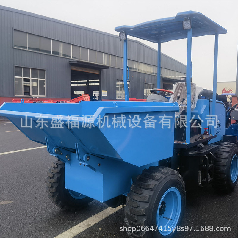 供应 25马力翻斗车柴油工地卸料车 前翻斗四轮蹦蹦车