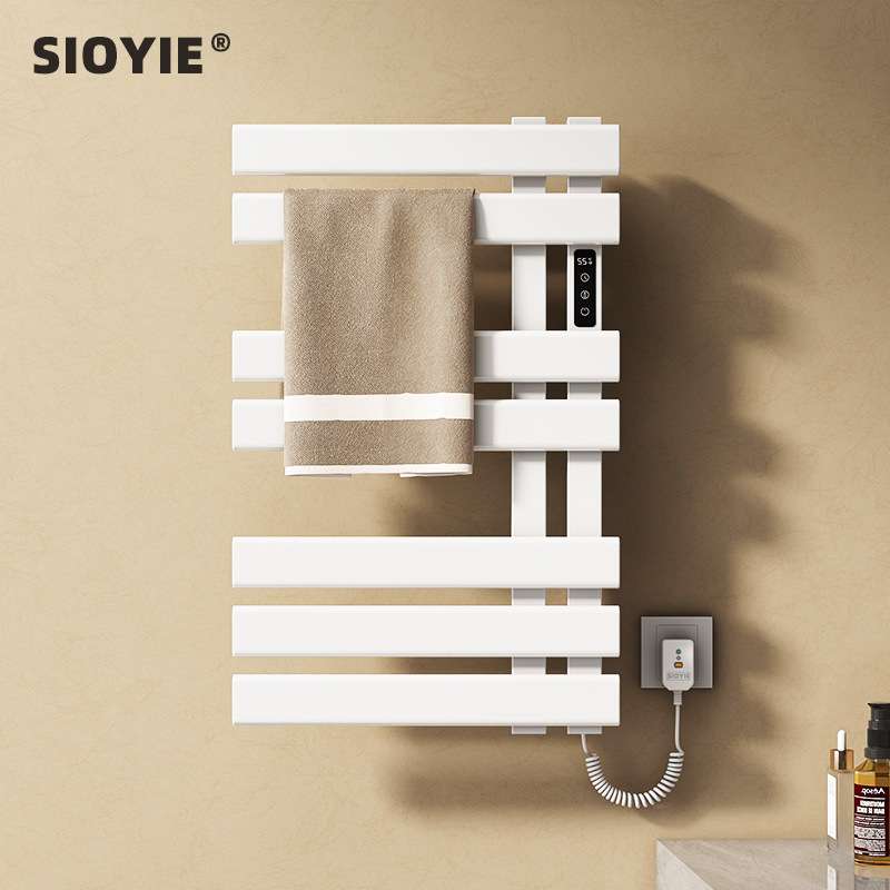 电热毛巾架浴室卫生间毛巾杆碳纤维加热智能恒温烘干置物架子R530