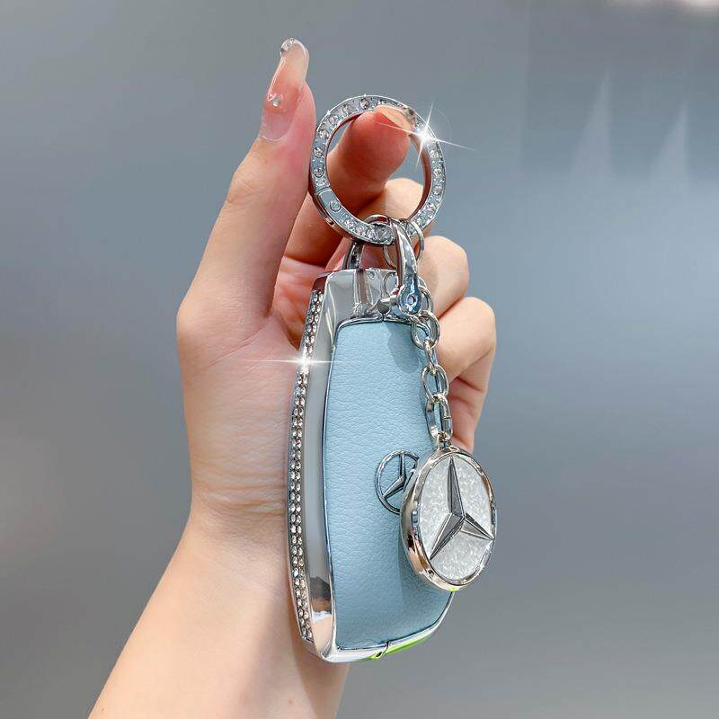 奔驰适用于e300l钥匙套c260L壳A200女gle350扣glb220glc包gla车型