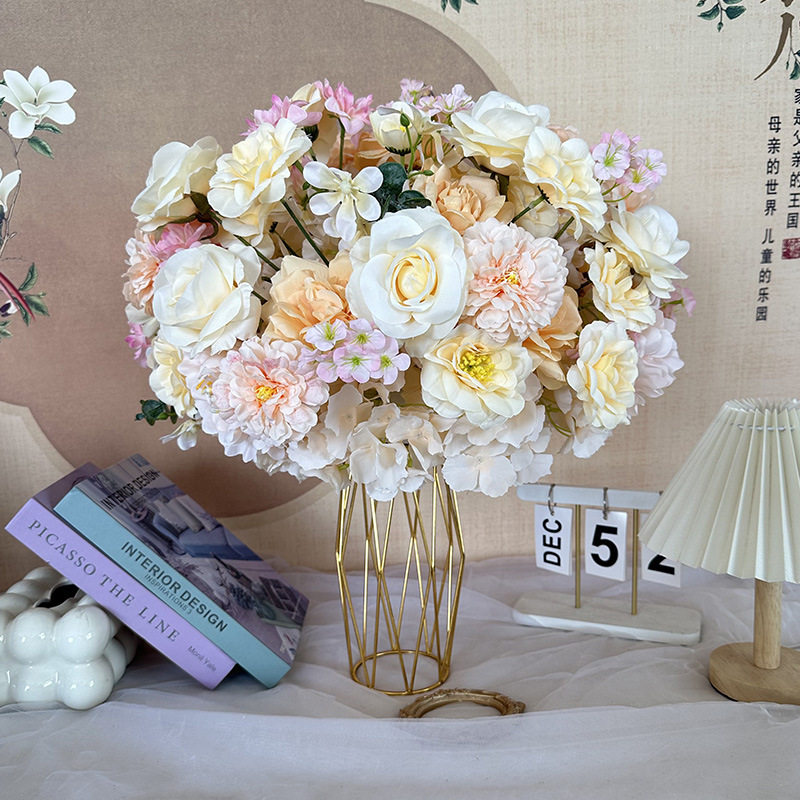婚礼婚庆仿真花路引T台插花