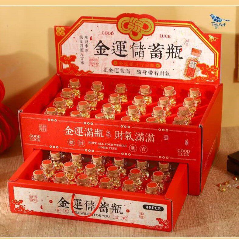 新款实心合金小金豆装饰品配件招财迷你仿金豆子摆件聚宝盆填充物